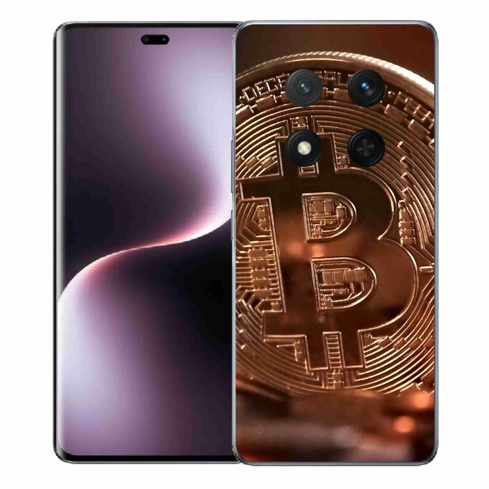Gélový kryt mmCase na Honor Magic 7 Lite 5G - bitcoin