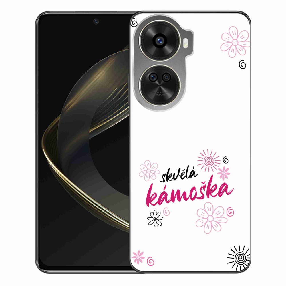 Gélový kryt mmCase na Huawei Nova 12 SE - skvelá kamoška biele pozadie