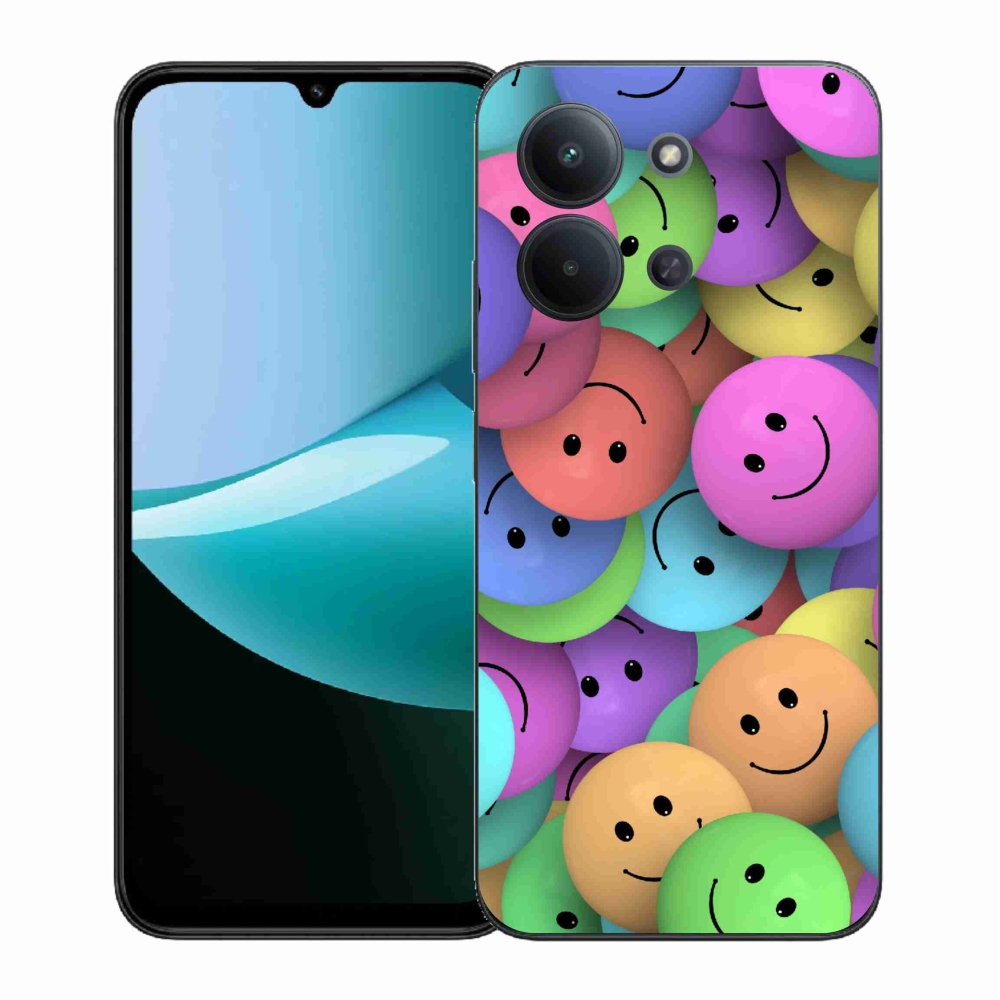 Gélový kryt mmCase na Xiaomi Redmi 15C 4G (171mm)/Poco C85 4G (171mm) - farební smajlíci
