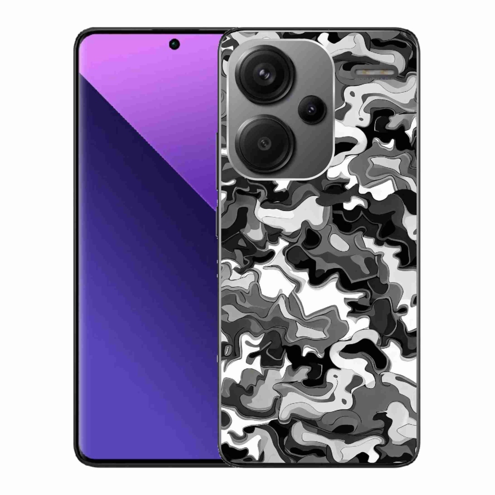 Gélový kryt mmCase na Xiaomi Redmi Note 13 Pro+ 5G - maskáčový vzor 3