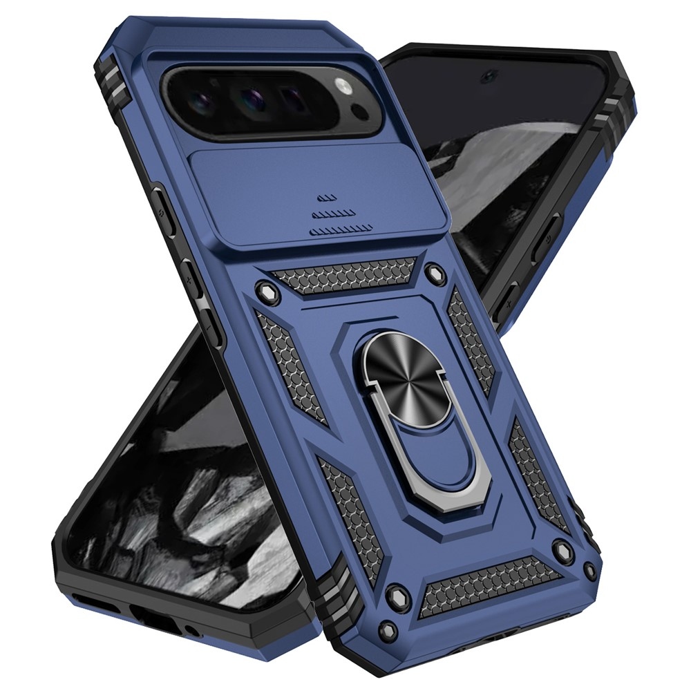 Ring odolný kryt na Google Pixel 10 Pro XL/Pixel 9 Pro XL - modrý