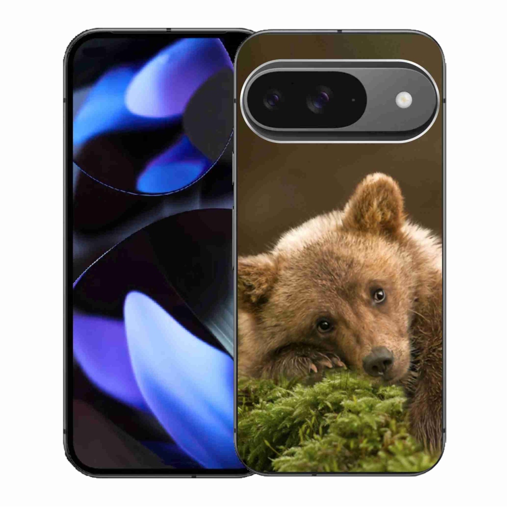 Gélový kryt mmCase na Google Pixel 9/9 Pro - medveď