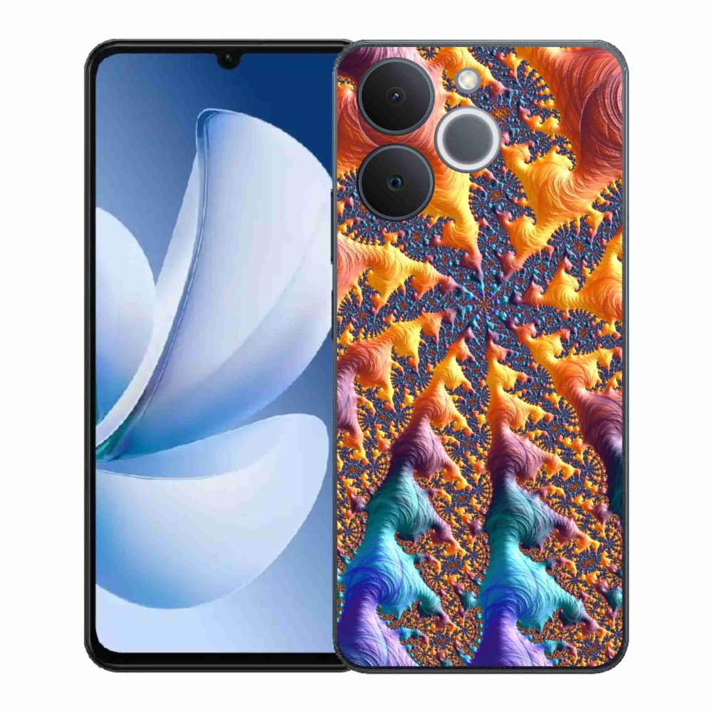 Gélový kryt mmCase na Realme Note 70T - abstraktný motív 23