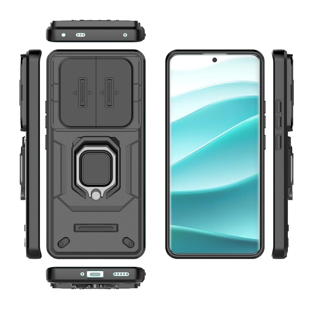 Lens odolný kryt na Xiaomi Redmi Note 14 Pro+ 5G - čierny