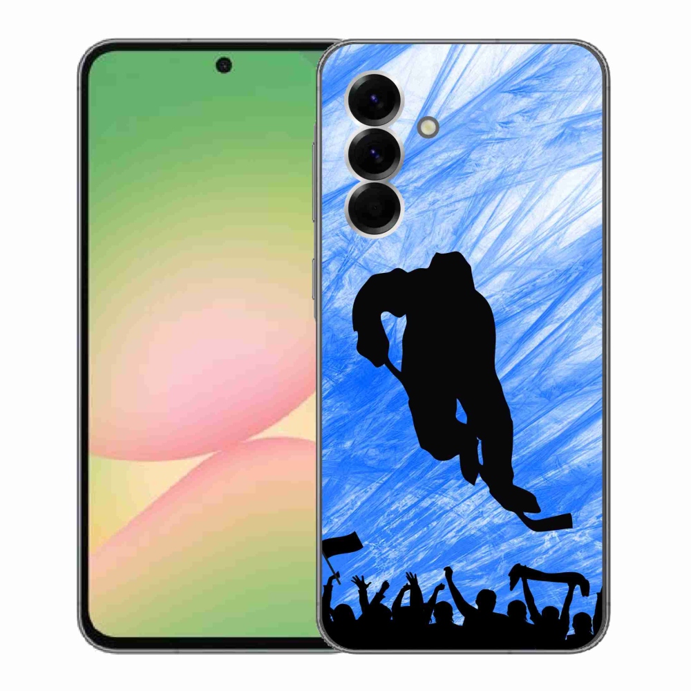 Gélový kryt mmCase na Samsung Galaxy A56 5G - hokejový hráč