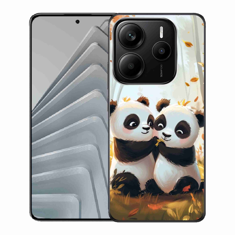 Gélový kryt mmCase na Xiaomi Redmi Note 14 5G - pandy