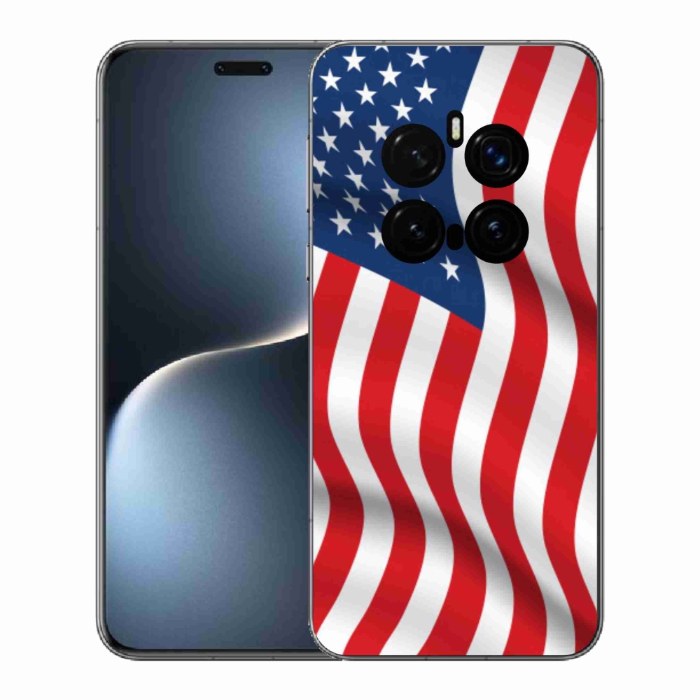Gélový kryt mmCase na Honor Magic 7 Pro 5G - USA vlajka