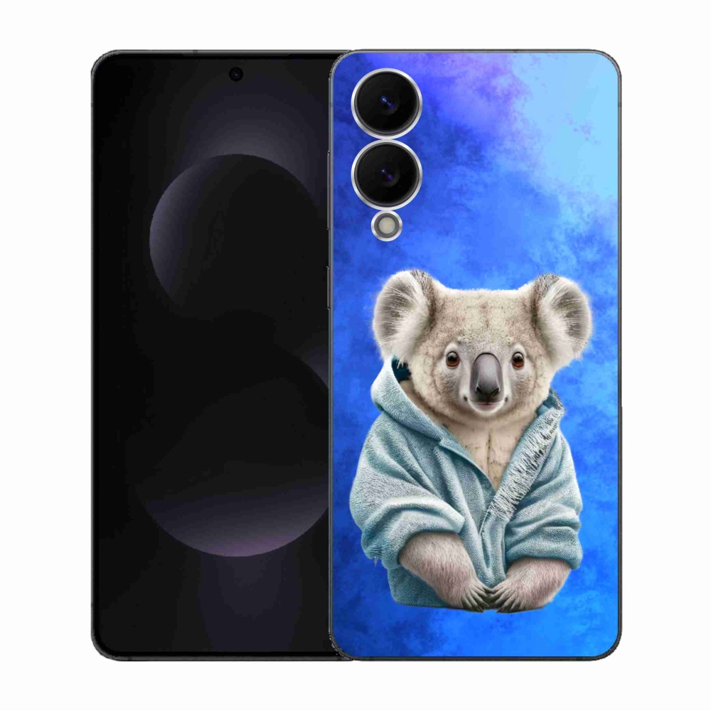 Gélový kryt mmCase na Samsung Galaxy S25 Edge - koala vo svetri
