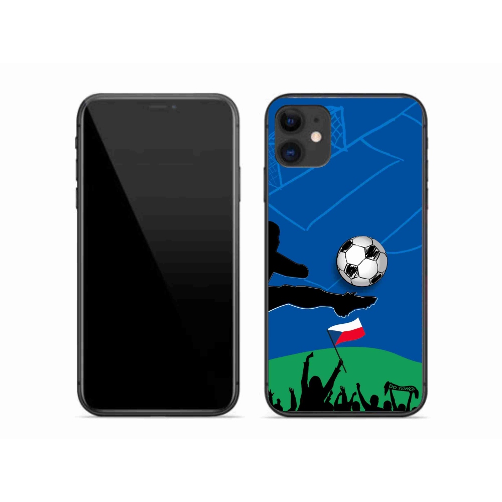 Gélový kryt mmCase na iPhone 11 - fanúšikovia futbalu