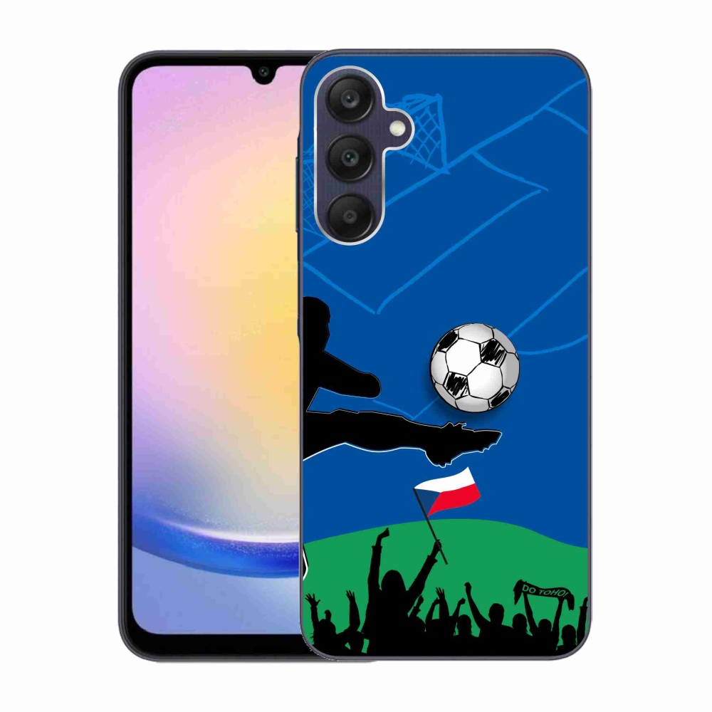 Gélový kryt mmCase na Samsung Galaxy A25 5G - fanúšikovia futbalu