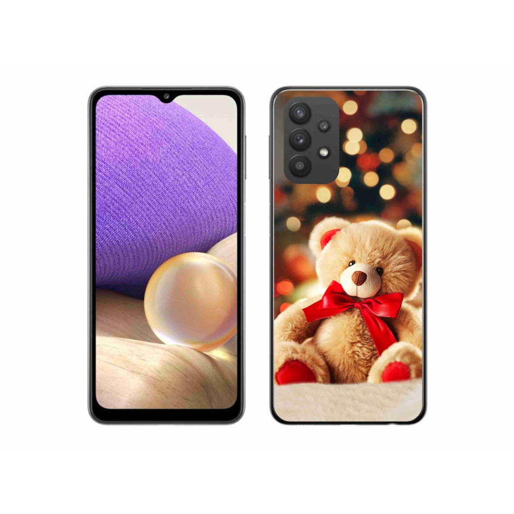 Gélový kryt mmCase na Samsung Galaxy A32 5G - plyšový medvedík