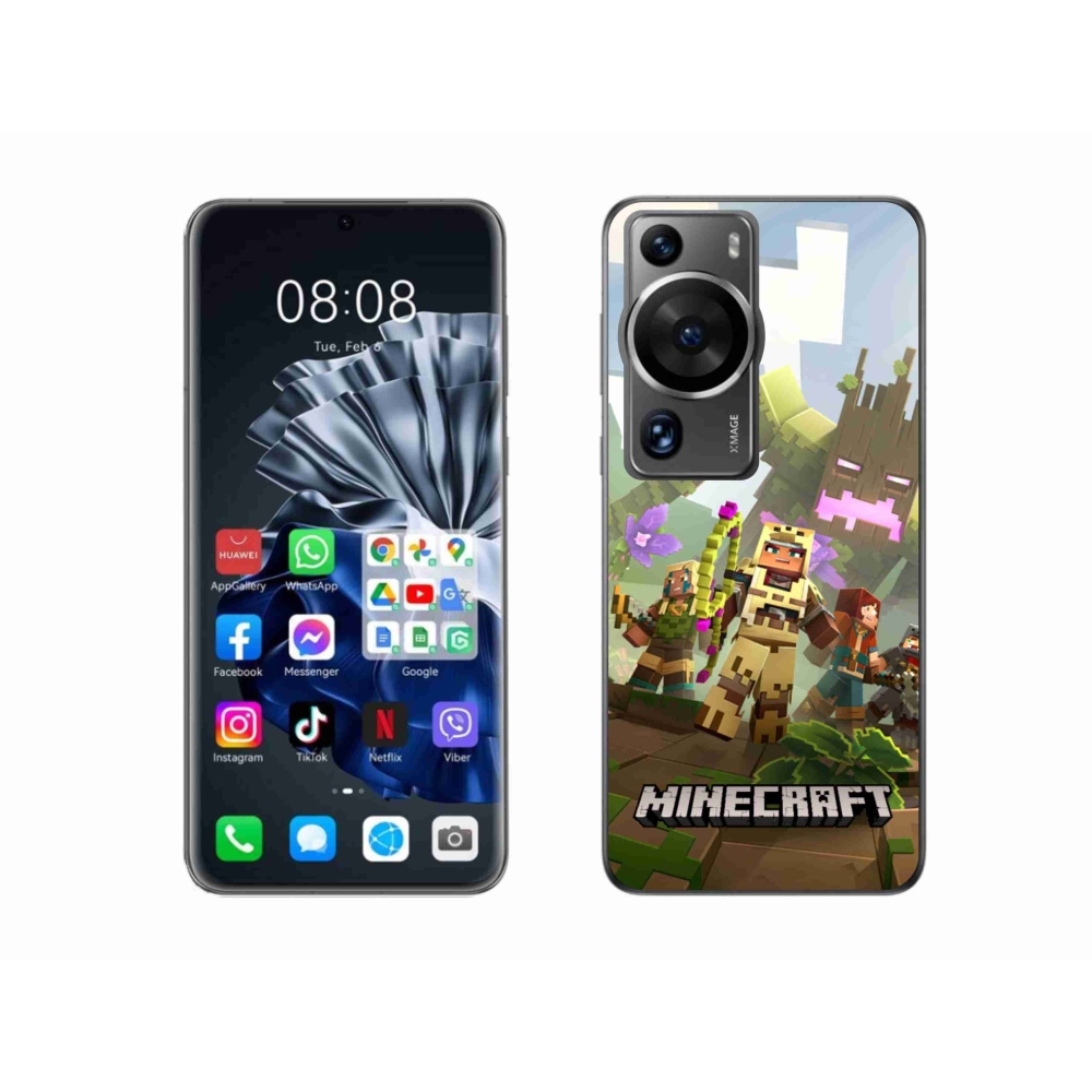 Gélový kryt mmCase na Huawei P60 Pro - minecraft 1