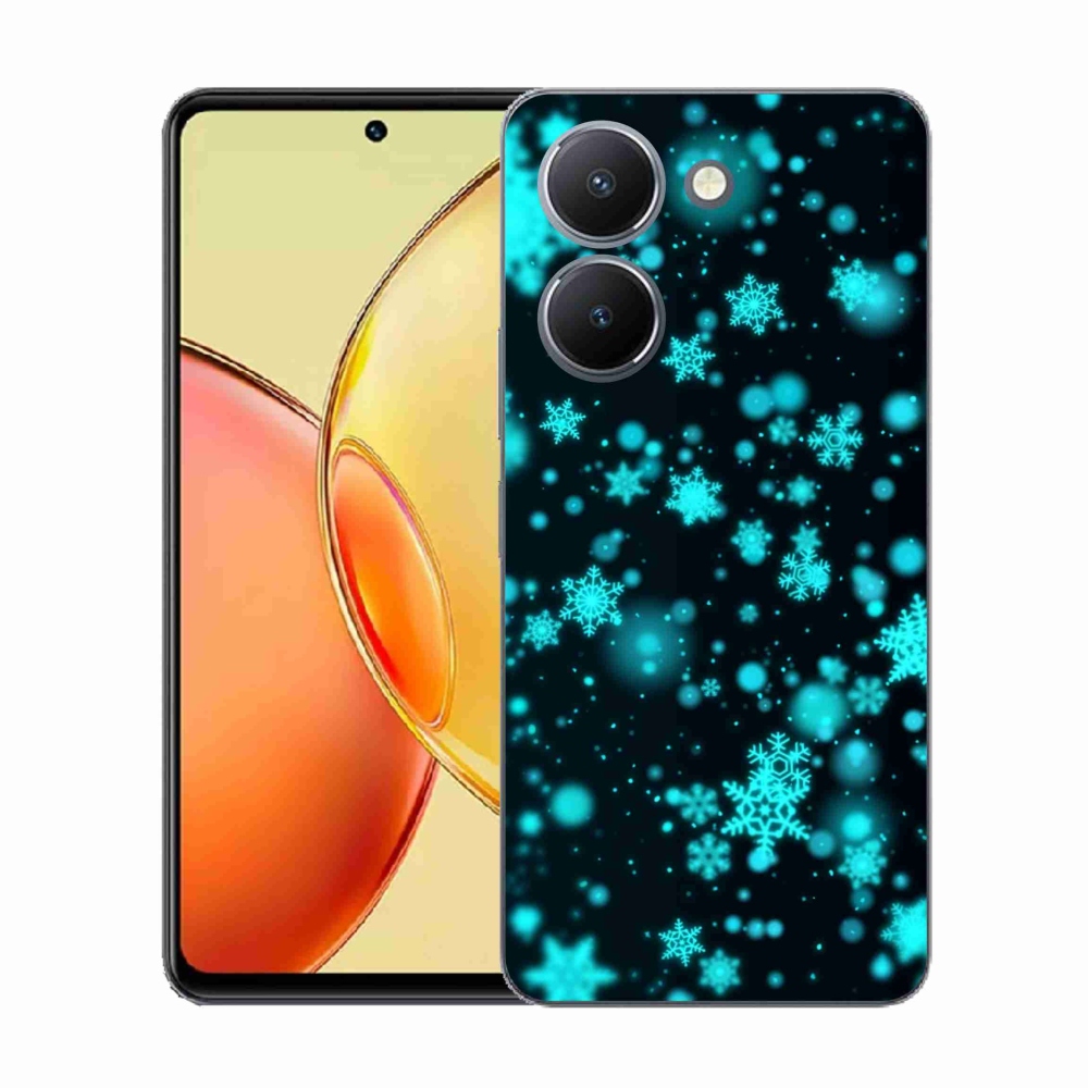 Gélový kryt mmCase na Vivo Y36 - snehové vločky 1