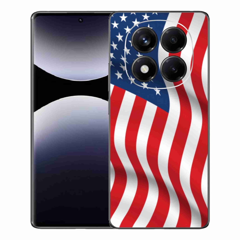 Gélový kryt mmCase na Xiaomi Redmi Note 14 Pro - USA vlajka