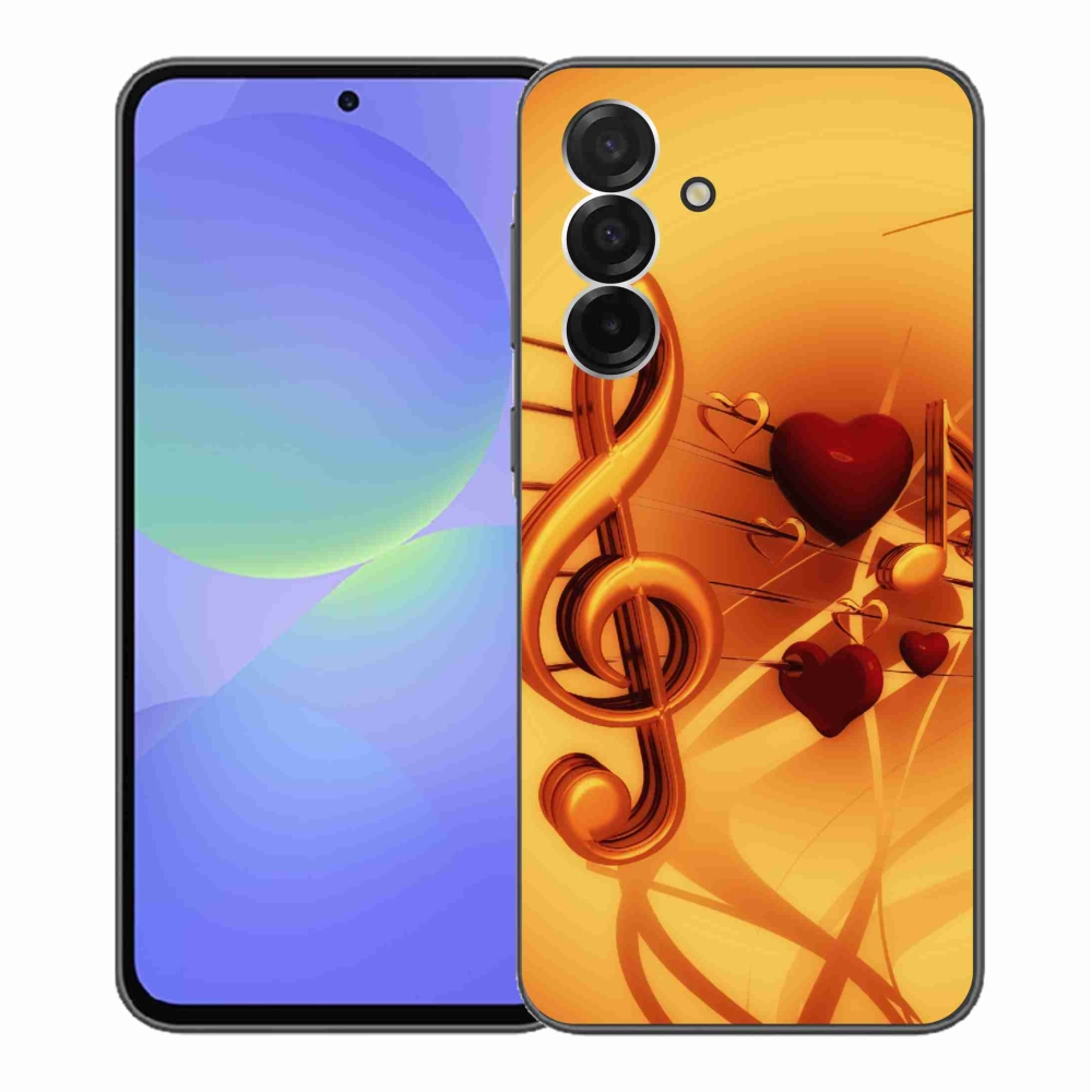Gélový kryt mmCase na Samsung Galaxy A36 5G - noty