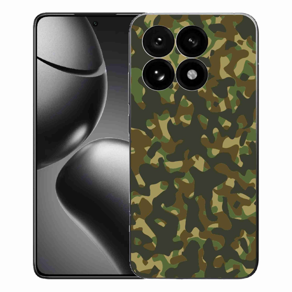 Gélový kryt mmCase na Xiaomi 15T - maskáčový vzor 1