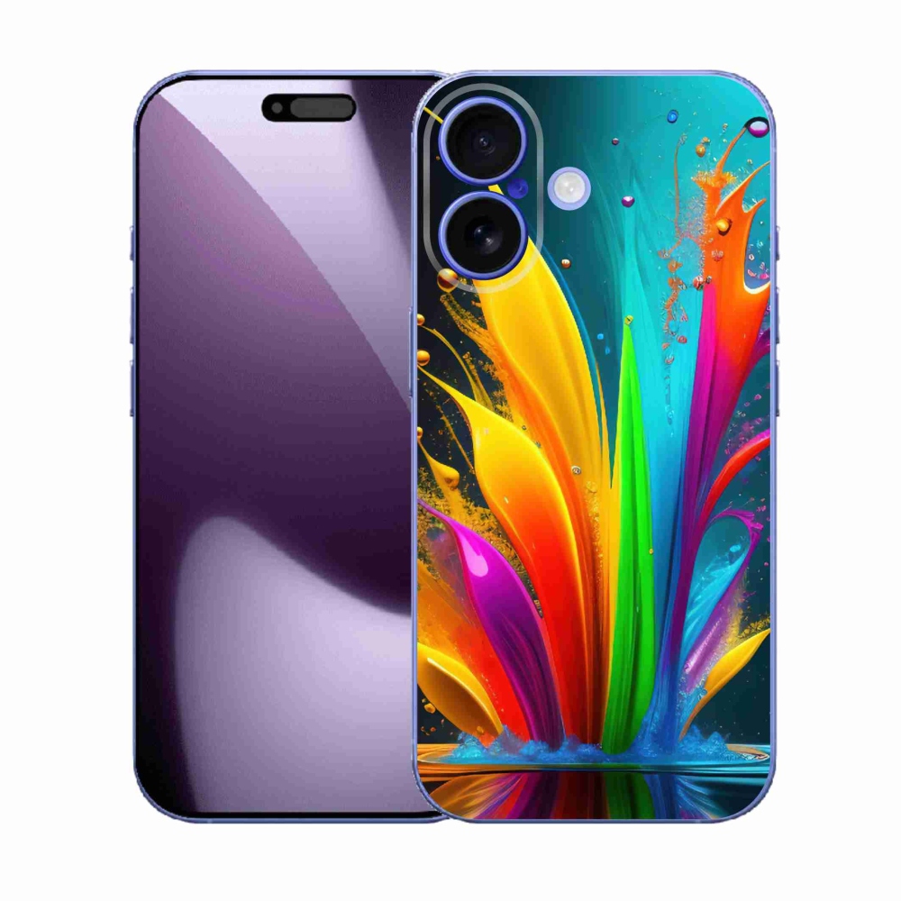 Gélový kryt mmCase na iPhone 17 - abstraktný motív 1