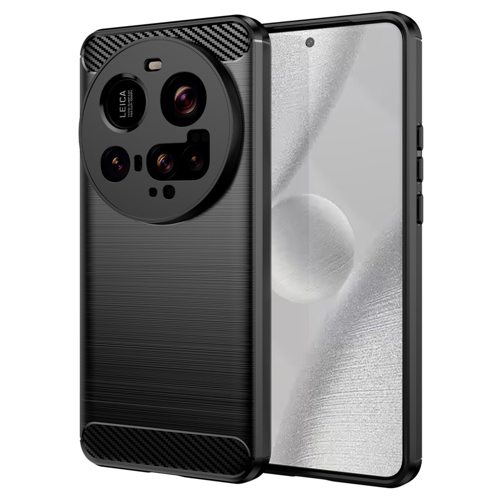 Carbon odolný gélový obal na Xiaomi 15 Ultra - čierny