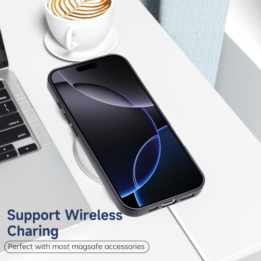 Matný gélový obal na Samsung Galaxy S25 Edge - čierny