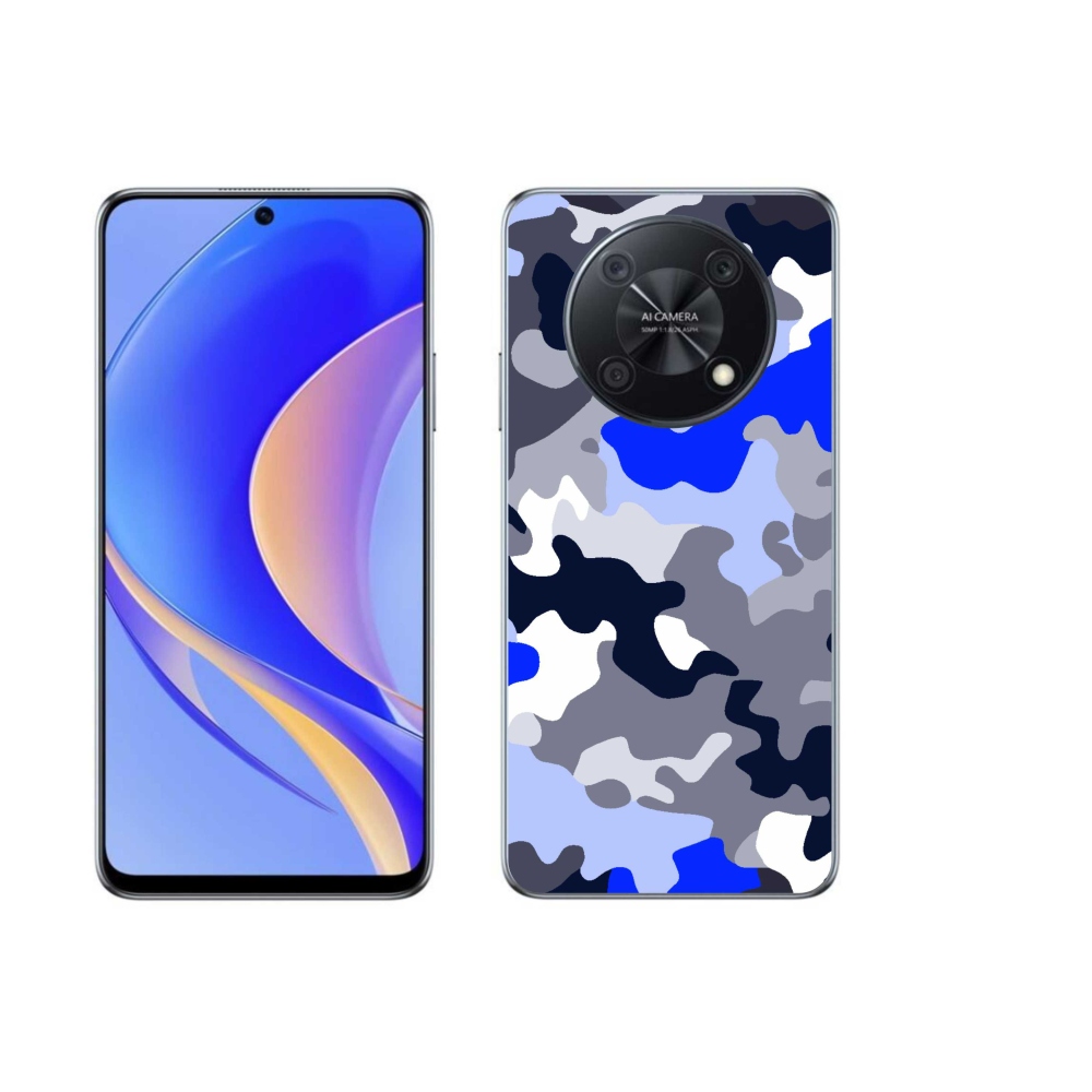 Gélový kryt mmCase na Huawei Nova Y90 - maskáčový vzor 8