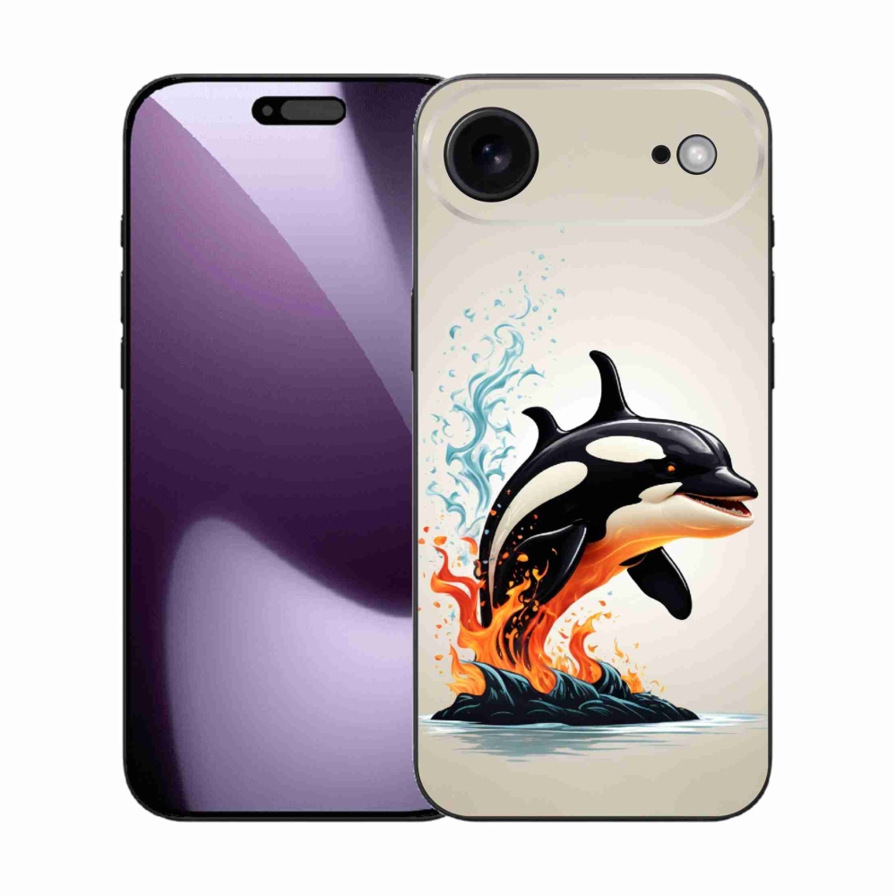 Gélový kryt mmCase na iPhone 17 Air - kosatka