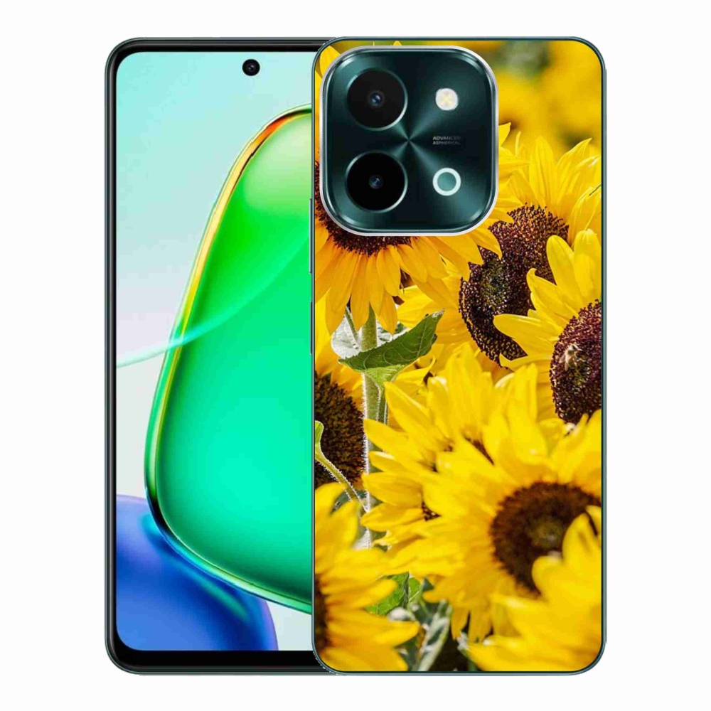 Gélový kryt mmCase na Vivo Y28 - slnečnica