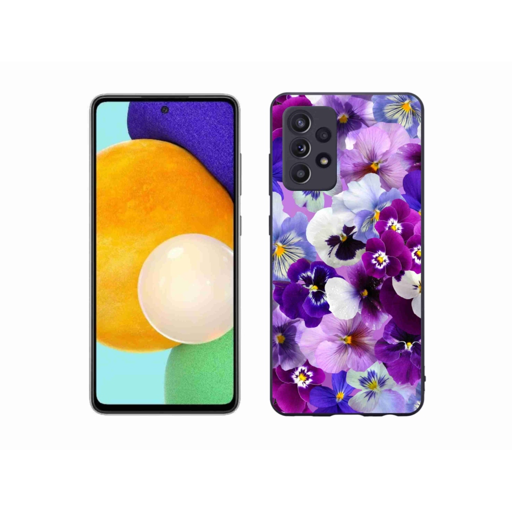 Gélový kryt mmCase na Samsung Galaxy A52/A52 5G - kvety 9