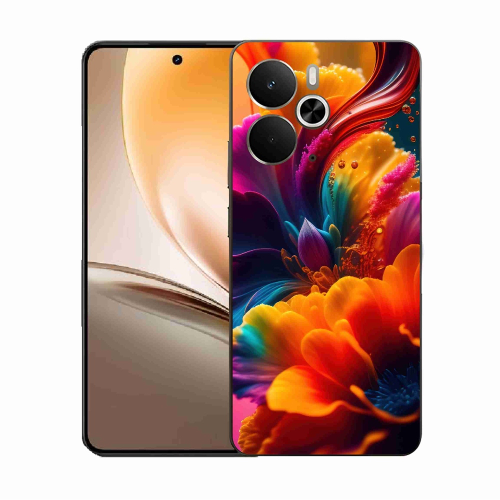 Gélový kryt mmCase na Realme 14 5G - abstraktný motív 2