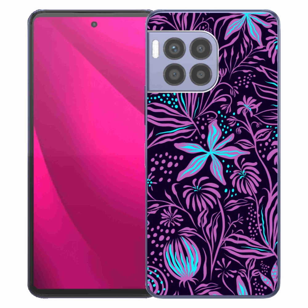 Gélový kryt mmCase na T-Mobile T Phone 2 Pro - kvety 2