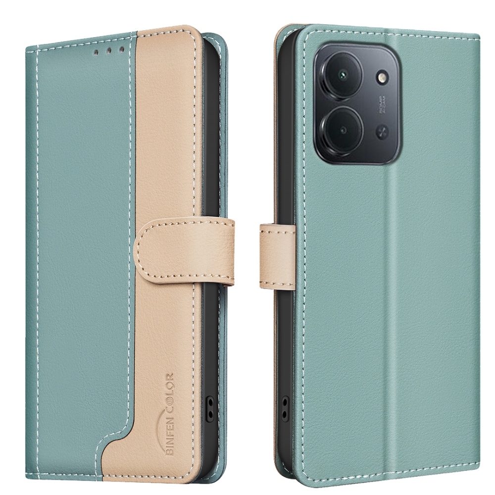 BNF DUO knižkové púzdro na Xiaomi Redmi 15C 4G/5G (173mm) - zelené