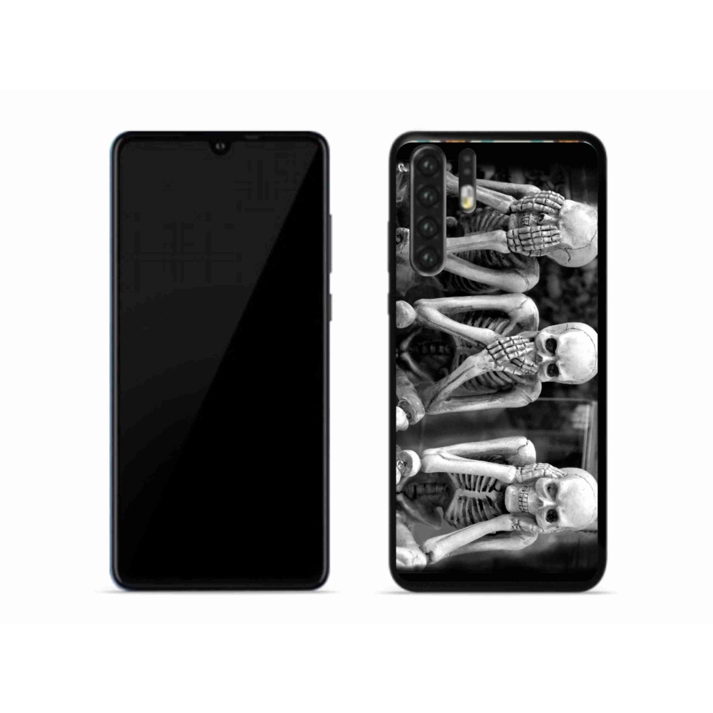 Gélový kryt mmCase na mobil Huawei P30 Pro - kostlivci