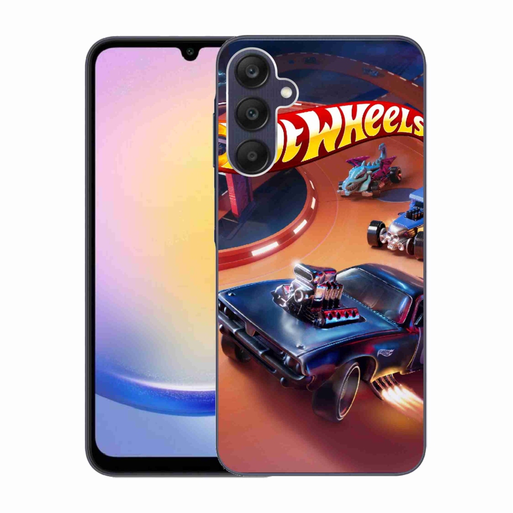 Gélový kryt mmCase na Samsung Galaxy A25 5G - hot wheels