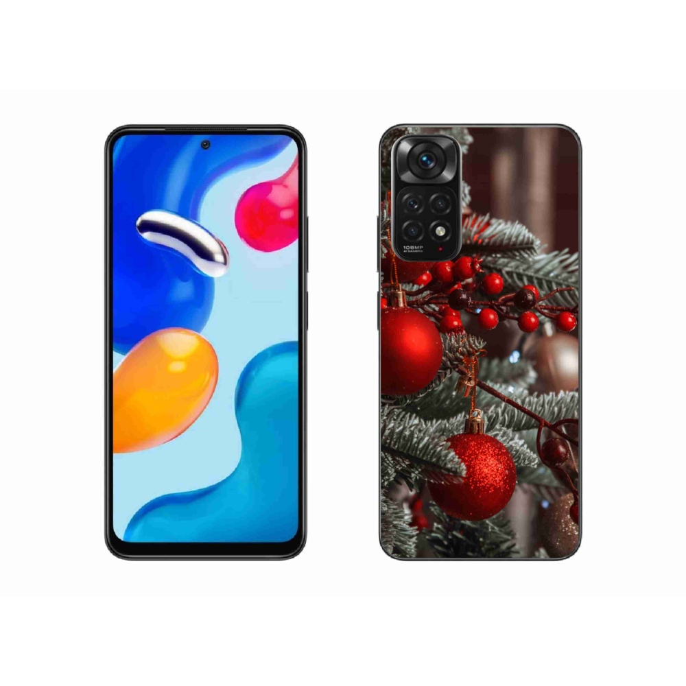 Gélový kryt mmCase na Xiaomi Redmi Note 11S 4G - vianočné ozdoby 2