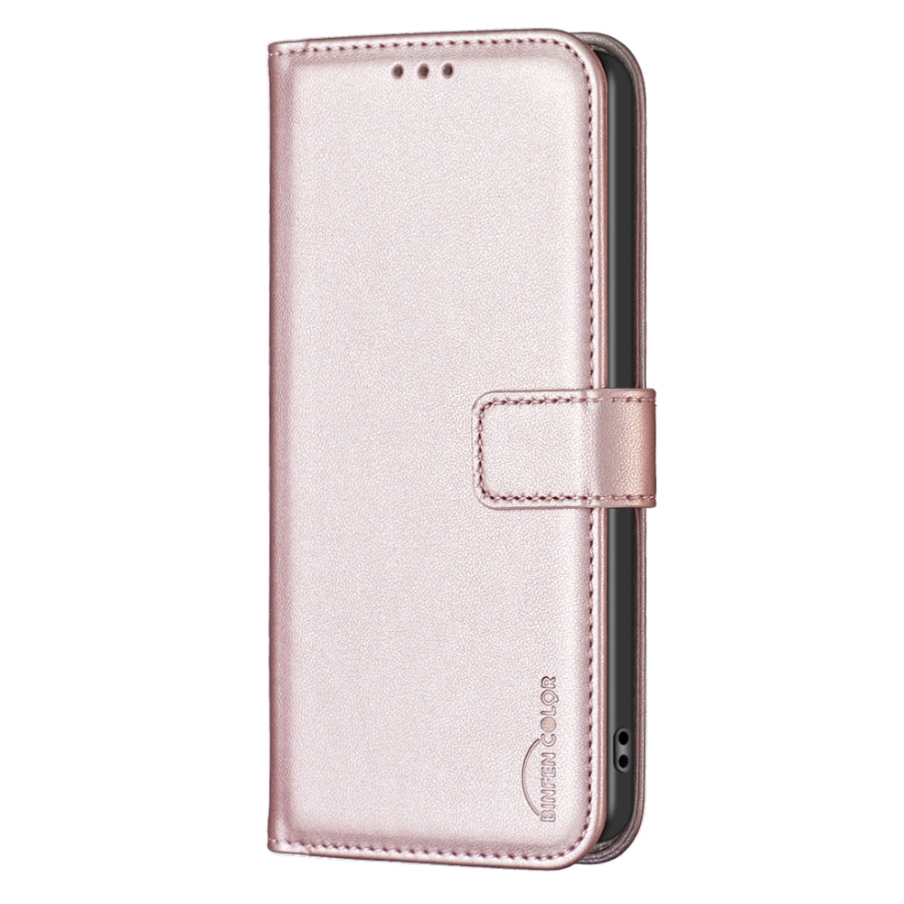 BNF knižkové púzdro na Xiaomi Redmi 15C 4G/5G (173mm) - ružovozlaté
