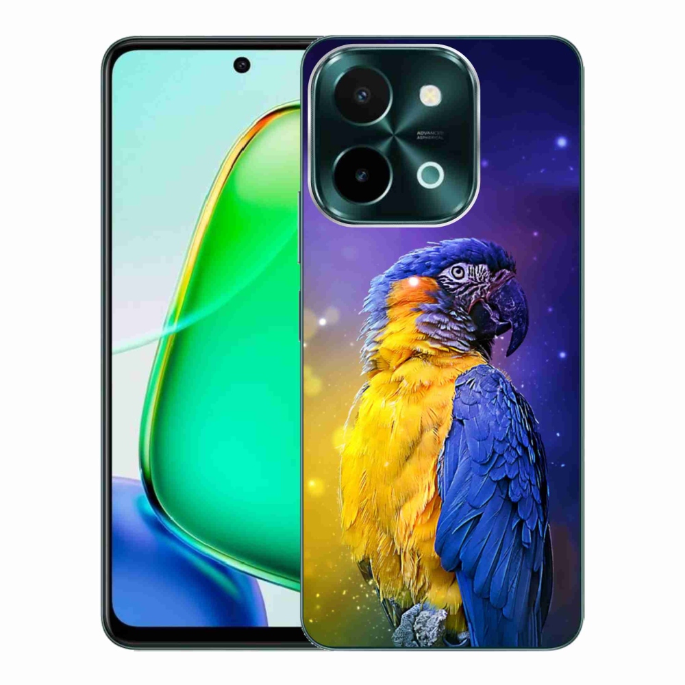 Gélový obal mmCase na Vivo Y28 - papagáj ara 1