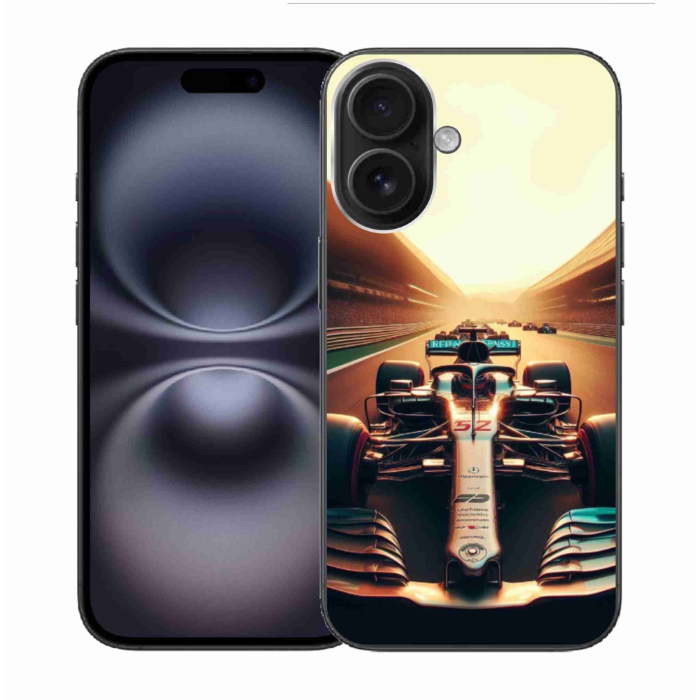 Gélový kryt mmCase na iPhone 16 - formula 1