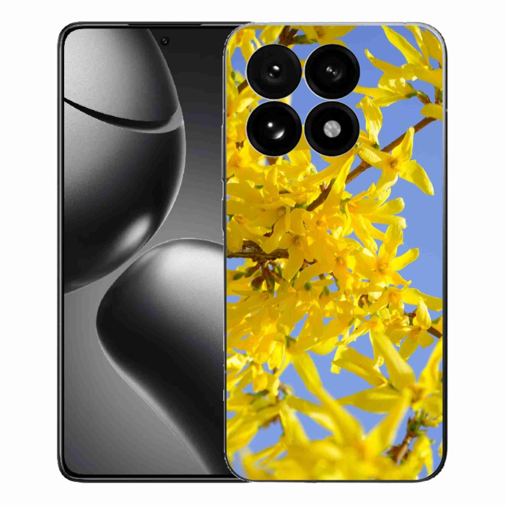 Gélový kryt mmCase na Xiaomi 15T - žlté kvety