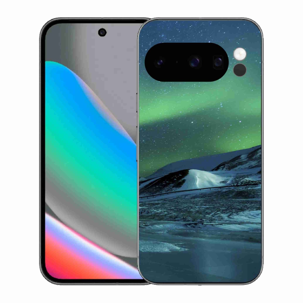 Gélový kryt mmCase na Google Pixel 10 Pro - polárna žiara