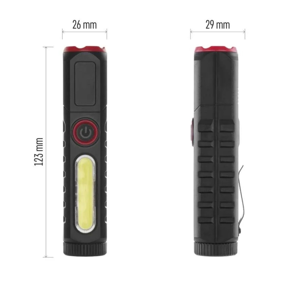 LED nabíjacie plastové svietidlo P4720, 120 lm