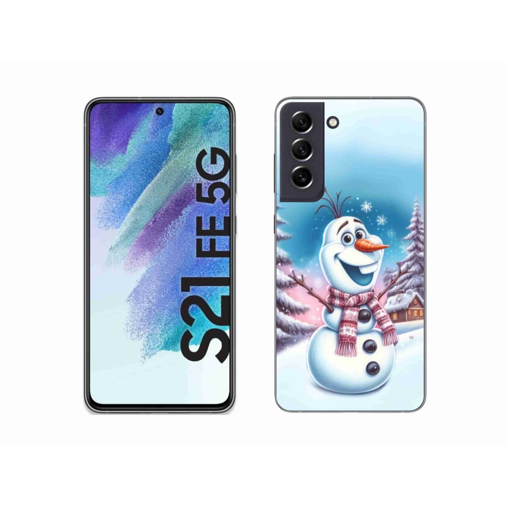 Gélový kryt mmCase na Samsung Galaxy S21 FE 5G - ľadové kráľovstvo