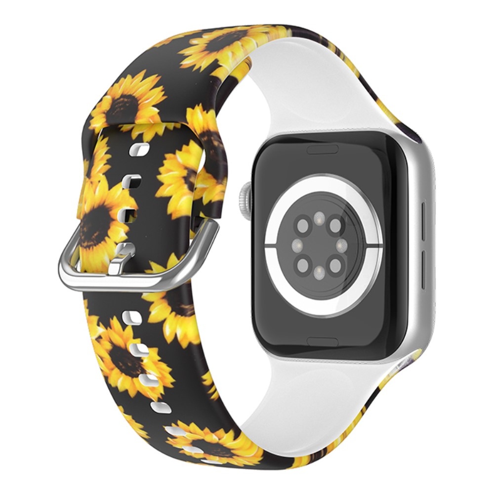 Print silikónový remienok na Apple Watch Ultra/Ultra 2 49mm/SE/SE 2022/2023 44mm/9/8/7 45mm/6/5/4 44mm/3/2/1 42 mm - vzor B