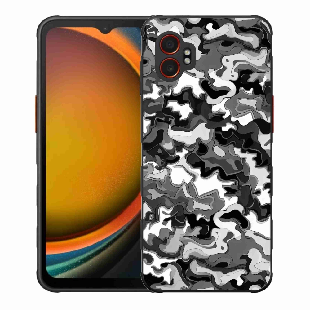 Gélový kryt mmCase na Samsung Galaxy Xcover 7 Pro - maskáčový vzor 3