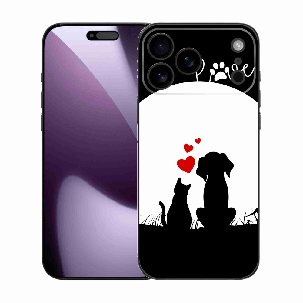 Gélový kryt mmCase na iPhone 17 Pro Max - zvieracia láska