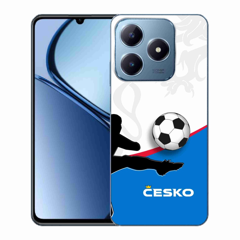 Gélový kryt mmCase na Realme C63 - futbal Česko 3