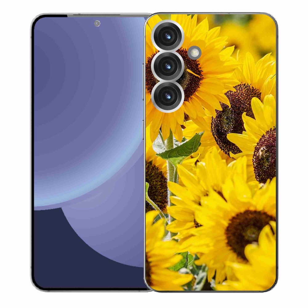 Gélový kryt mmCase na Samsung Galaxy S25+ - slnečnica