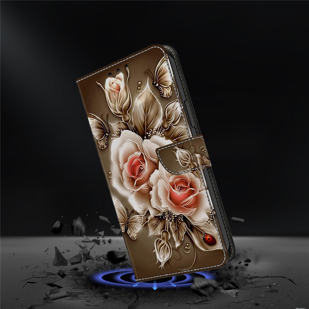 Firmly knižkové púzdro na Samsung Galaxy A17 5G/A26 5G - hnedé ruže