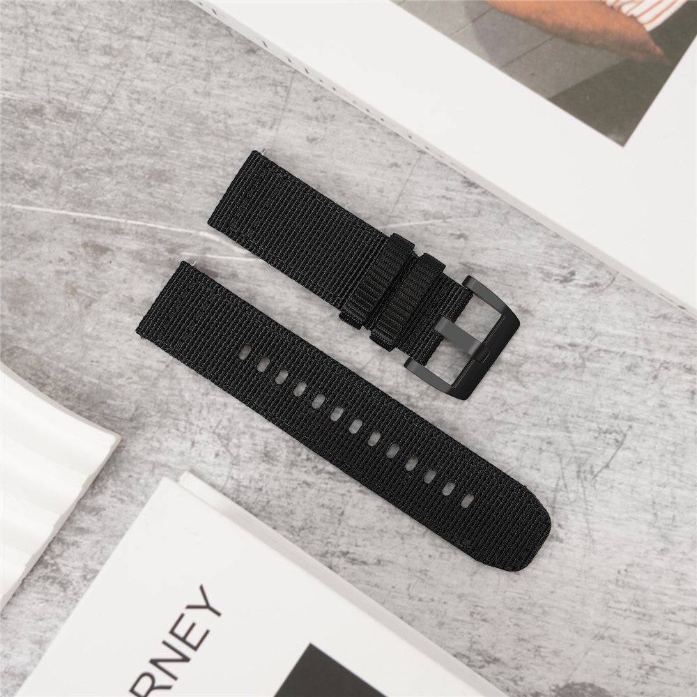 Barely nylonový remienok na Xiaomi Watch S4 47mm - čierny