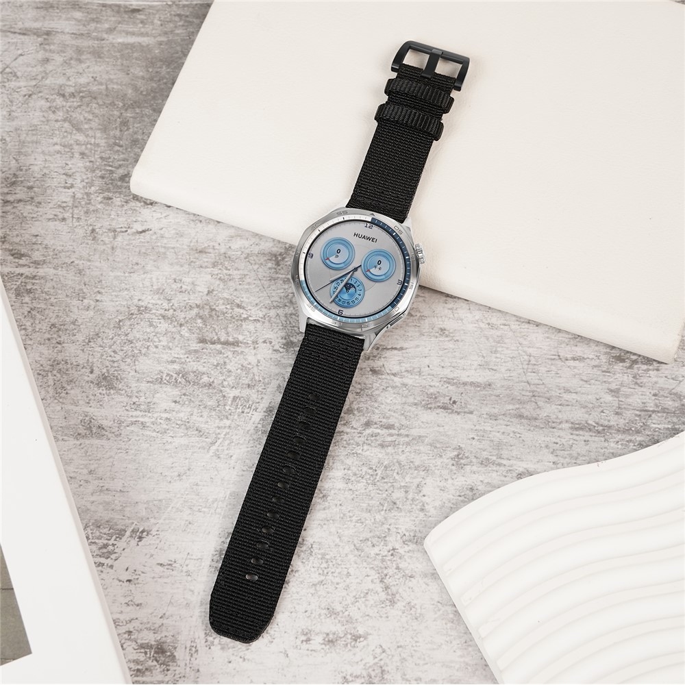 Barely nylonový remienok na Xiaomi Watch S4 47mm - čierny