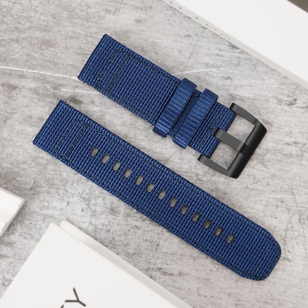 Barely nylonový remienok na Xiaomi Watch S4 47mm - modrý