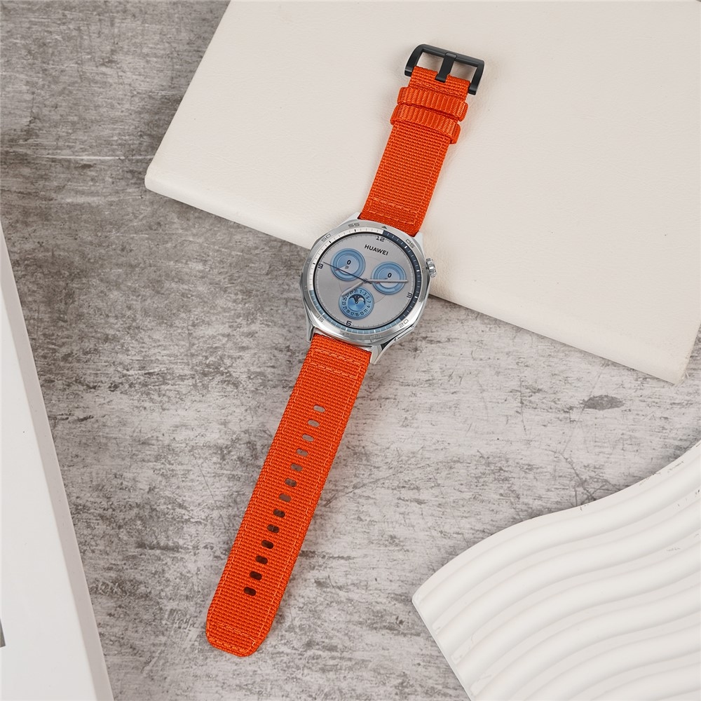 Barely nylonový remienok na Xiaomi Watch S4 47mm - oranžový
